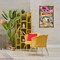 Stupell Industries Modern Tropical Villa Collage Framed Floater Canvas Wall Art Design by Jess Stempel